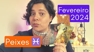 PEIXES ♓️ • FEVEREIRO 2024 • IMPACTANTE O QUE SENTI NESSA LEITURA CONFIRA O QUE EU VI PARA VOCÊ [upl. by Jotham]