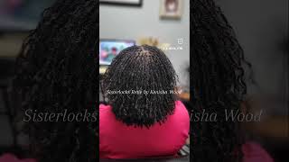 Sisterlocks Retie  Sisterlocks Journey  18 months of Flourishing Sisterlocks Sisterlocks [upl. by Schacker]