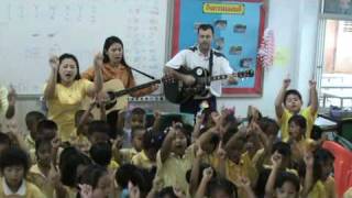 Wind The Bobbin Up by Thai nursery school children [upl. by Devaney139]