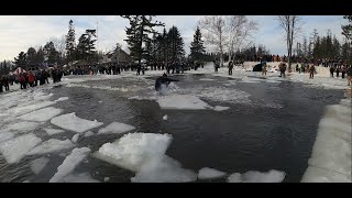 Pickerel Lake 2022 Sleds Skimming water PT4 [upl. by Llemij541]