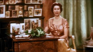 The Queens Christmas Broadcast 1957 — Restored in HD Colour [upl. by Placia]