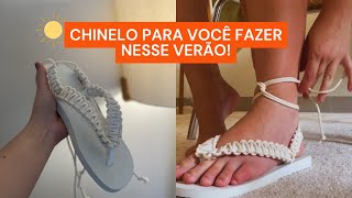 Chinelo para você fazer no VERÃO Facil Facil [upl. by Alrzc827]