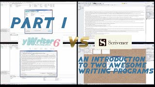 An Introduction to Two Awesome Writing Programs yWriter vs Scrivener Part 1 [upl. by Alyos]