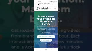 Is adwallet website real or fake  how to earn from adwallet  2021  shortvideoshorts [upl. by Akinas]