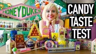 Trying All the Harry Potter Candy from Honeydukes  Harry Potter Haul [upl. by Babbette]