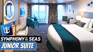 Symphony of the Seas  Junior Suite Full Walkthrough Tour amp Review 4K  Royal Caribbean Cruise Line [upl. by Elstan]