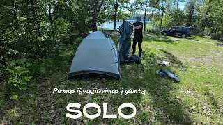 Motopasivažinėjimai 3 Solo camping [upl. by Lotsirk]