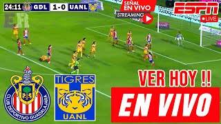 Chivas vs Tigres en vivo Donde Ver A Que Hora Juega Chivas vs Tigres Femenil Apertura 2024 hoy [upl. by Murage]