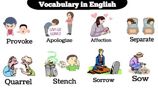 Daily use english Vocabulary  Words meaning  Vocabulary with sentences [upl. by Archy]