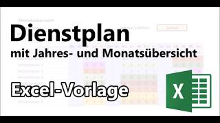 Urlaubs und Personalplaner 2022  ExcelVorlage [upl. by Irual]