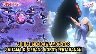 SAITAMA DI SERANG ROBOT KEAMANAN KARENA MEMBAWA EKSEKUTIF MONSTER  ONE PUNCH MAN 172 PREDIKSI [upl. by Anaiviv303]