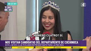 Nos visitaron las candidatas a Representante de Cochinoca para la FNE 2024 [upl. by Nniroc486]