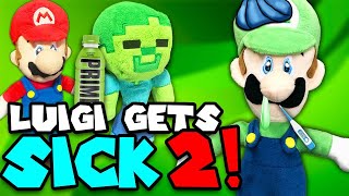 Luigi Gets Sick 2  Absurd Mario Bros [upl. by Cyma]