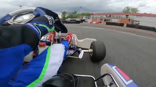 Rye House  Test day Junior Rotax [upl. by Isnam911]