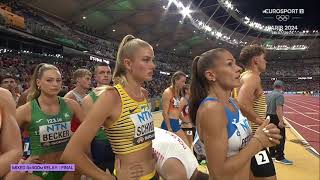 Final Relevo Mixto 4x400 Metros Mundial Atletismo 2024 Budapest [upl. by Iatnohs]