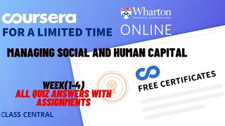 Managing Social and Human Capital week14 All Quiz with Answers [upl. by Nierman]