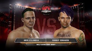 Greg Vilanova vs Dorsey Edwards  UCF Friday Night Fights 40 Prelim [upl. by Samaj984]