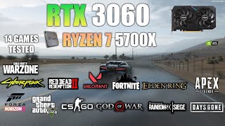 RTX 3060  Ryzen 7 5700X  Test in 14 Games  Ryzen7 5700X Gaming [upl. by Kee]