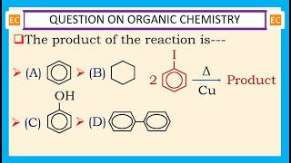 OQV NO – 347 What happens when two molecules of iodobenzene are heated with copper powder [upl. by Einnel]