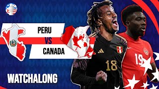 🚨PERU vs CANADA🚨  LIVE CHILL A LONG  COPA AMERICA 2024 [upl. by Einiar]