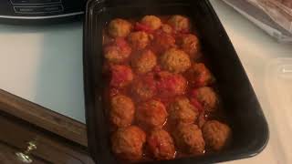 Two Easy And Delicious Crockpot Dinner Ideas Spaghetti amp Meatballs Meatball Subs [upl. by Demodena]