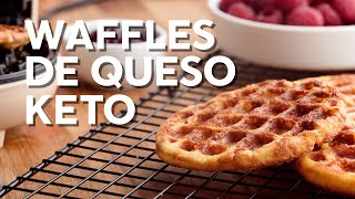 Receta waffles de queso keto [upl. by Jenkel]