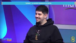 quotZefiroquot il nuovo singolo di Ortel MattinaLive 19112024 [upl. by Enasus]