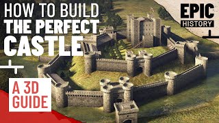 3D Guide  How to Build the Perfect Medieval Castle [upl. by Burr]