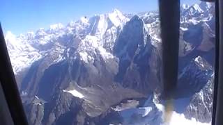 lot widokowy nad Himalajami scenic flight over the Himalayas [upl. by Enelie]