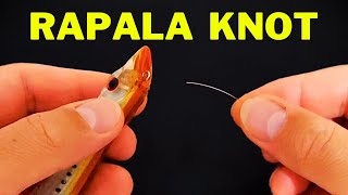 Fishing Knots How to Tie The Rapala Knot  Lure Fishing Tips [upl. by Annavoig700]