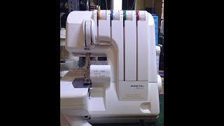 Overlock Punktal PK OL 360 enhebrado y regulacion [upl. by Rogovy15]