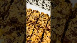 Home made granola bars granolabar granola homemade asmr easyrecipe healthyrecipes [upl. by Llerat]