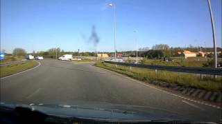 Roadrage Lystrup grenå motorvej [upl. by Ijat]