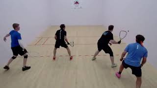 Mens Open Doubles 16s SerraHalko vs HolowachukGuillemette  2024 Canadian National Championship [upl. by Cirdnek]