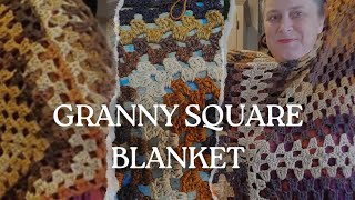 Granny Square Blanket Tutorial [upl. by Eisned]