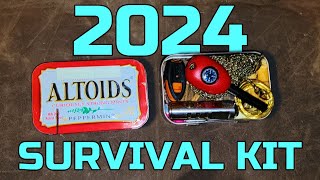 2024 ALTOIDS TIN Survival Kit  Micro Emergency Kit For Hiking Camping Backpacking Etc [upl. by Gytle]