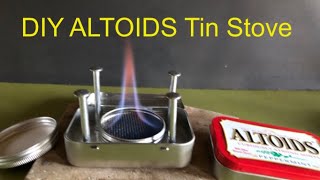 DIY Altoids Tin Alcohol Stove [upl. by Riggall306]