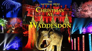 4K ✨A Magical Christmas Light Show ✨At Waddesdon Manor🎄National Trust 🇬🇧 [upl. by Gideon556]