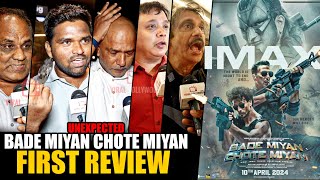 Bade Miyan Chote Miyan  FIRST REVIEW  Unexpected Reaction  Akshay Kumar Tiger Shroff [upl. by Bree]