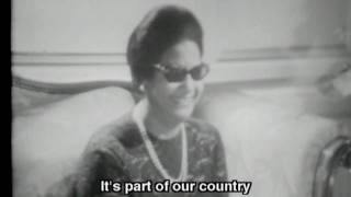 Umm Kulthum  أم كلثوم  interview English subtitles [upl. by Dominus]