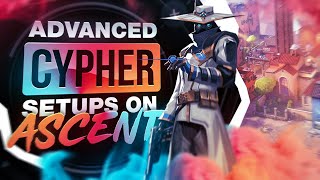 The BEST Cypher Setups on Ascent  Valorant Tips amp Tricks [upl. by Betsey]