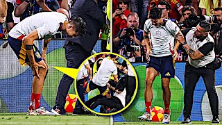 Morata Was INJURED by a Member of Security 😳 [upl. by Hamnet]