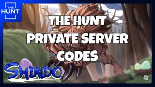 20 Private Server Codes For The Hunt  Shindo Life [upl. by Almena]