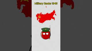 from past to present 5 military rank countryballs russia usa france germany [upl. by Morentz458]