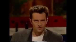 Gaby Roslin meets Friends cast  Matthew Perry Matt LeBlanc and David Schwimmer part 3 [upl. by Horwath]