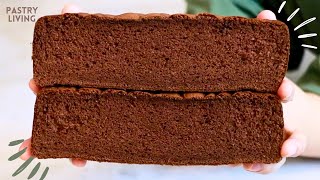 Best Chocolate Sponge Cake  FLUFFY amp MOIST [upl. by Eelesor]