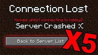 We Crashed this Paytowin Minecraft Server 5 TIMES  Mine Jordyn [upl. by Llatsyrc]