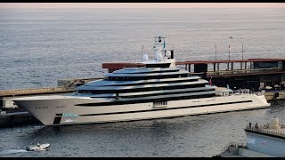 The 110m361ft Oceanco built Jubilee at the Monaco Yacht Show [upl. by Flaherty]