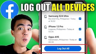 How to Log Out Your Facebook from All Devices 2024 [upl. by Frasch827]