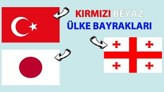 Kırmızı Beyaz Ülke Bayrakları [upl. by Eikcuhc705]